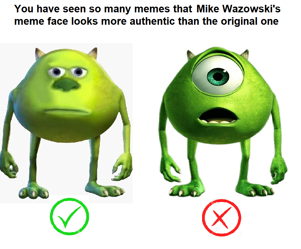 mike wazowski meme