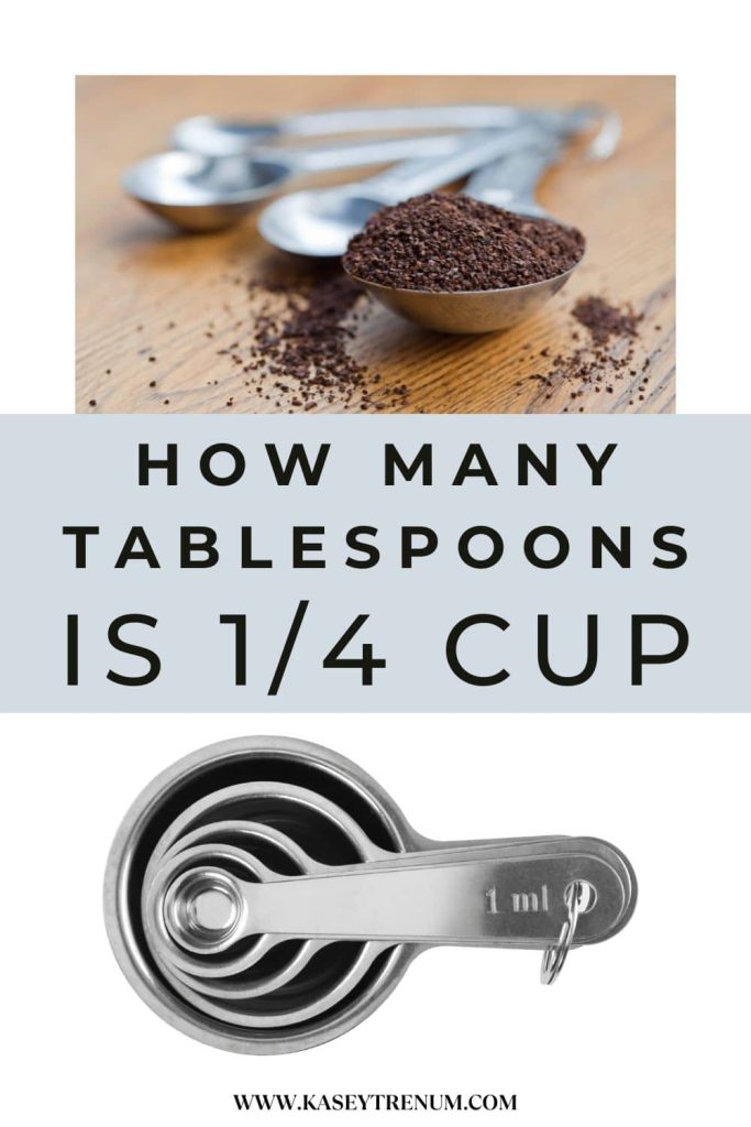 1/4 a cup is how many tablespoons