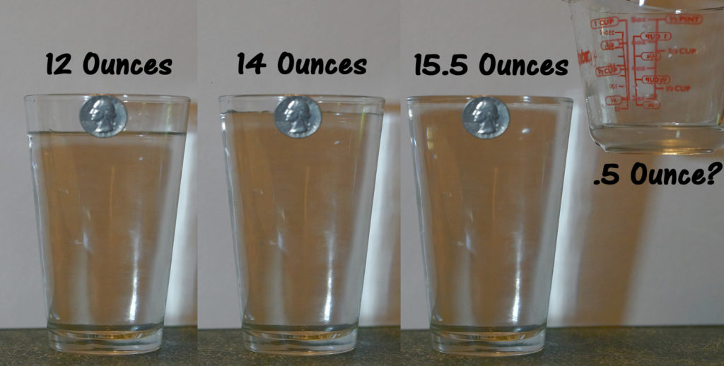 how many ounces in a pint