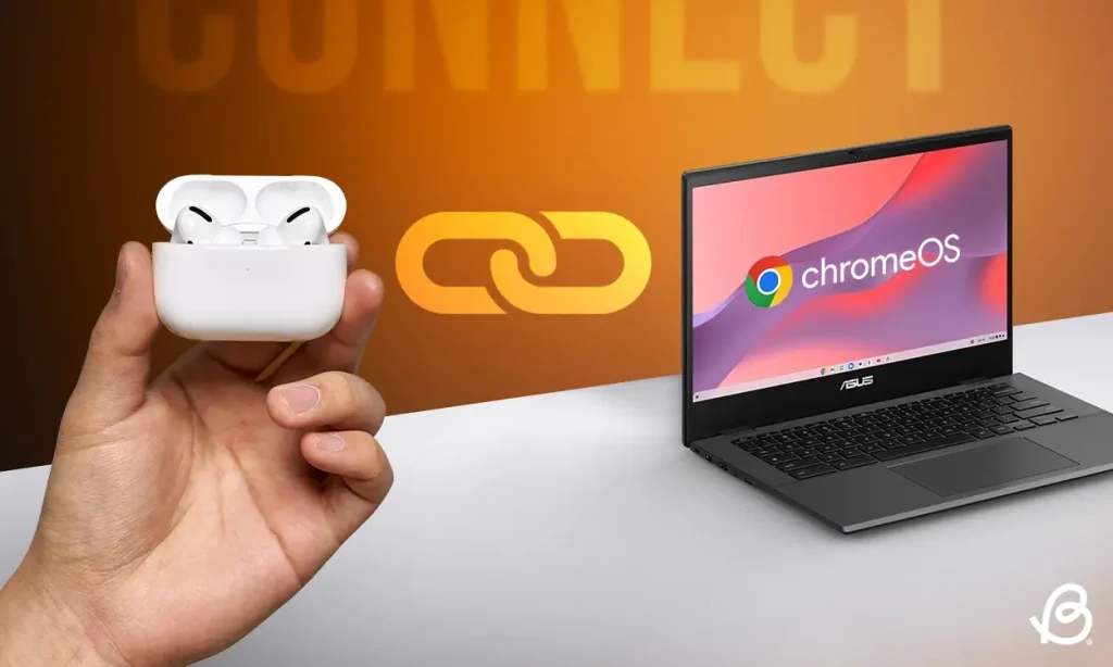 how to connect airpods to chromebook