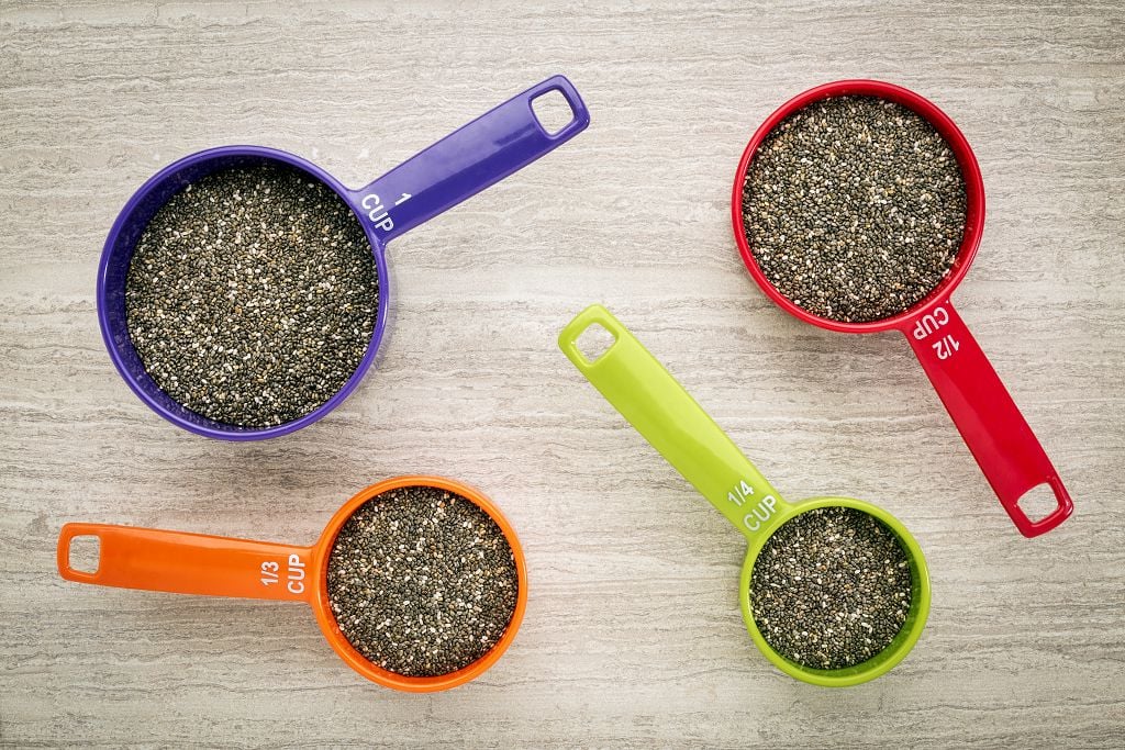 how many tablespoons make 1/4 cup