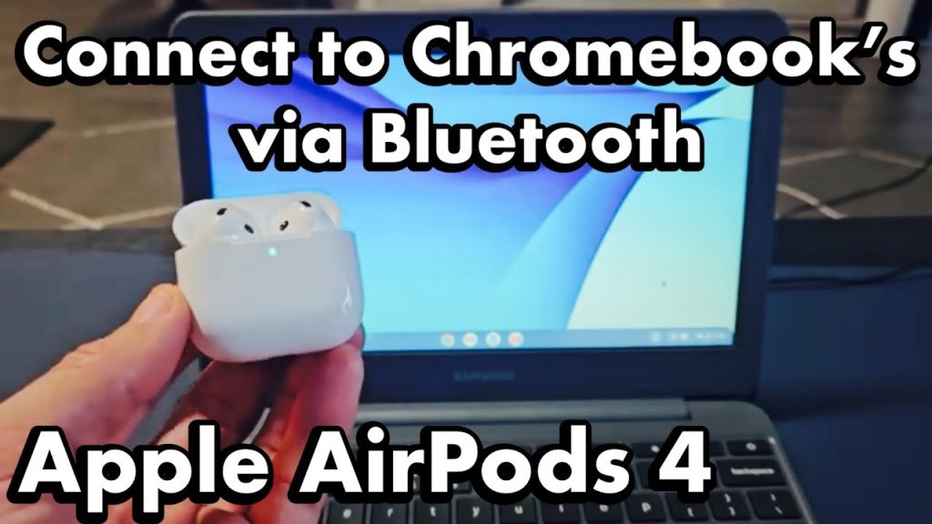 how to connect airpods to chromebook