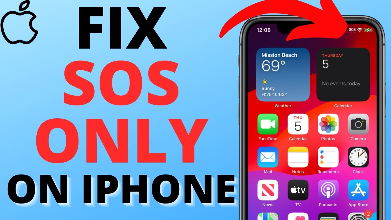 why is my phone on sos only