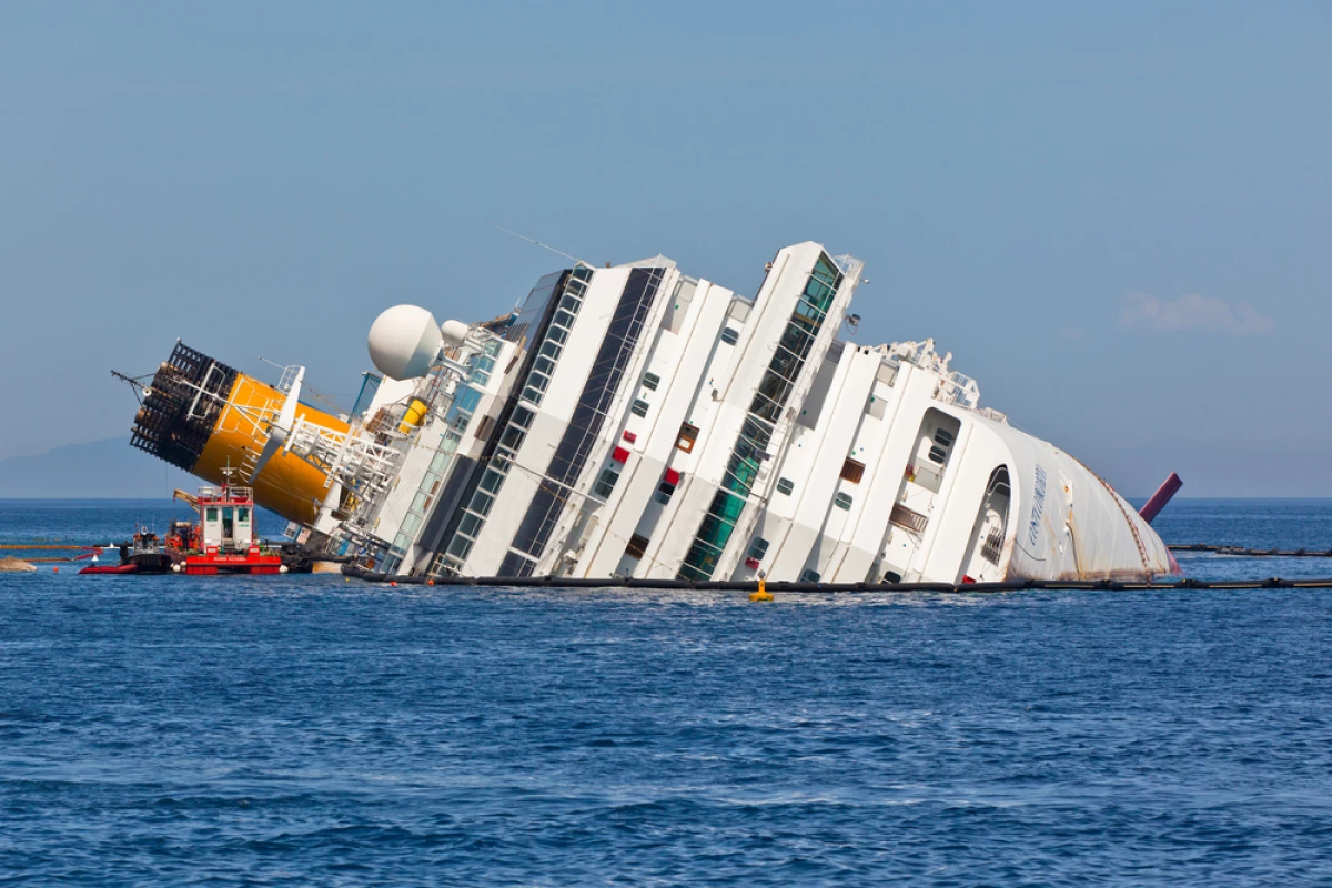sinking ship