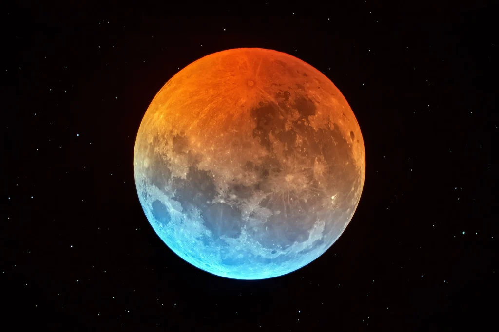 tonight moon orange
