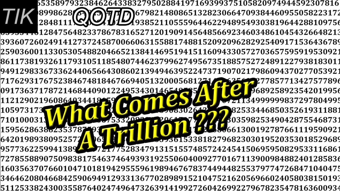 Whats After Trillion? 7 Amazing Facts That Will Blow Your Mind